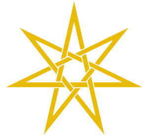 elfská sedmicípá hvězda, heptagram